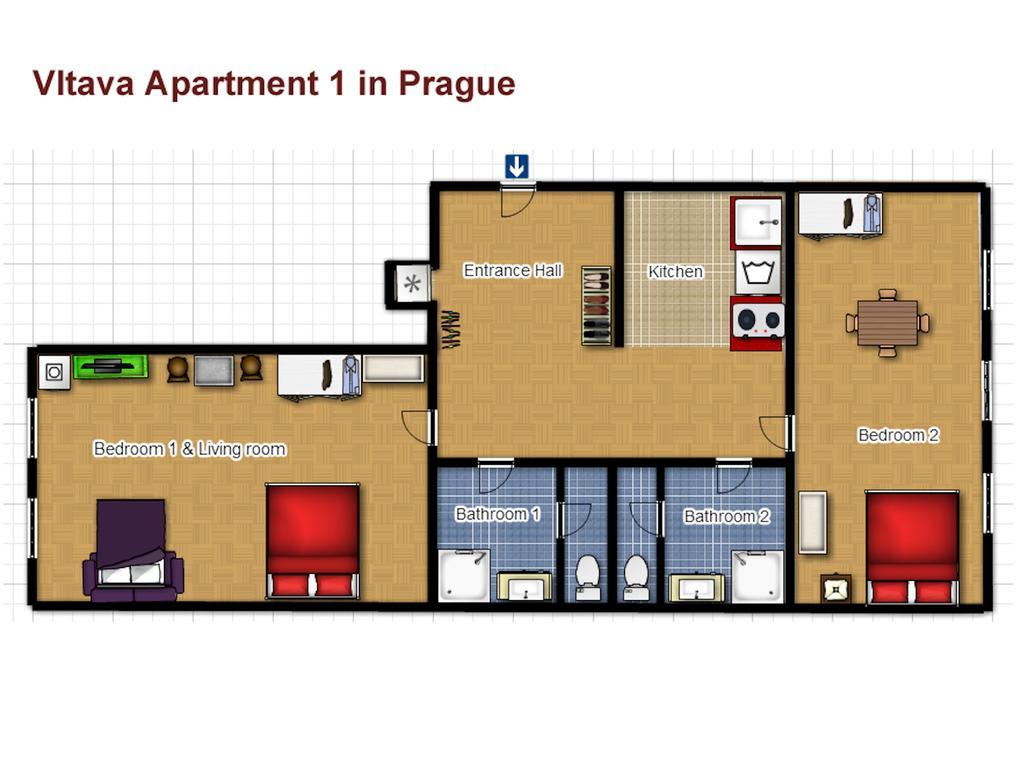 Vltava Apartments 布拉格 外观 照片